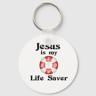 Jesus är min livsparare nyckelring