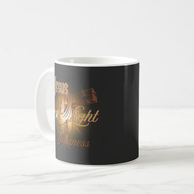 Jesus Är Min Ljus – Halloween Kaffemugg (Framsida vänster)
