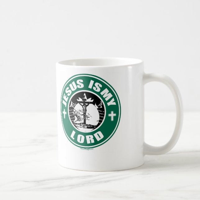 Jesus är min Lord Råna Kaffemugg (Höger)