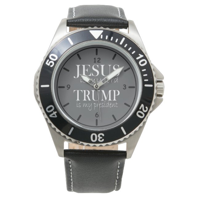 Jesus är min Lord Trump.. Armbandsur (Framsida)