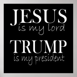 Jesus är min Lord Trump.. Poster