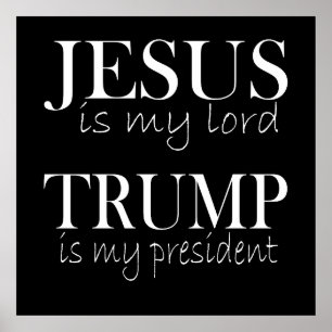 Jesus är min Lord Trump.. Poster