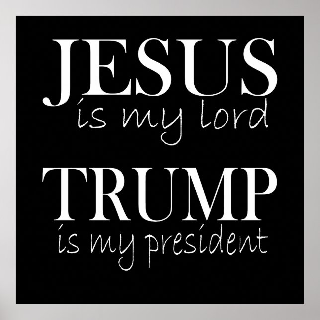 Jesus är min Lord Trump.. Poster (Framsidan)