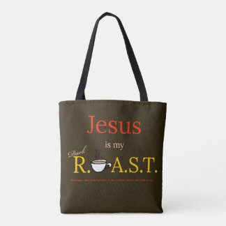 Jesus är min Mörk R.O.A.S.T. Tote Bag Tygkasse