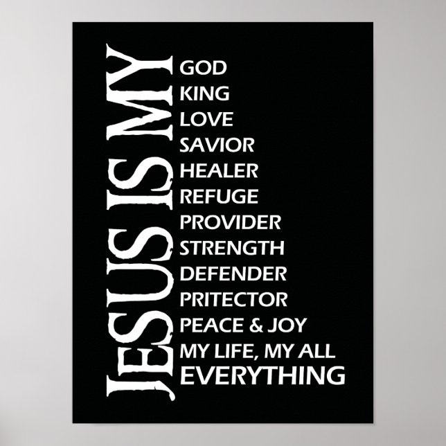 Jesus är min poster (Framsidan)