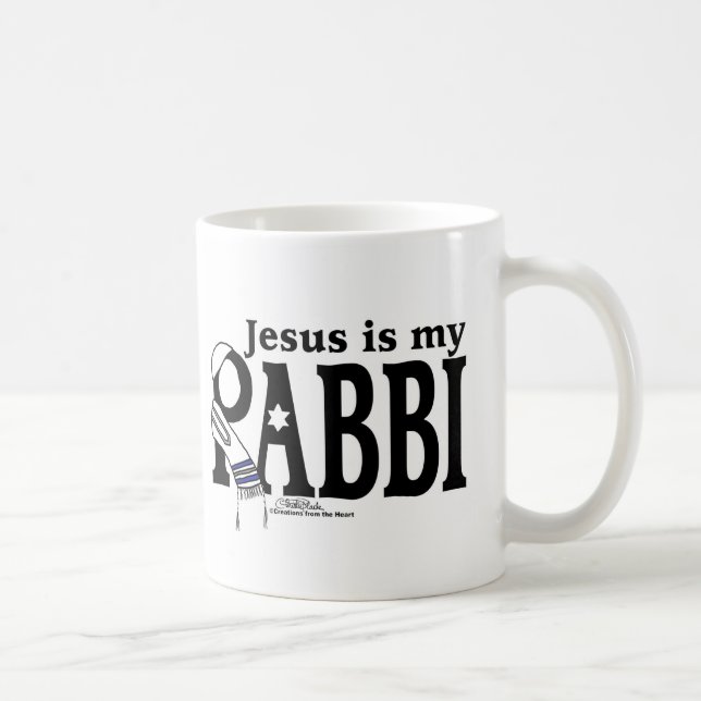 Jesus är min RABBI Kaffemugg (Höger)