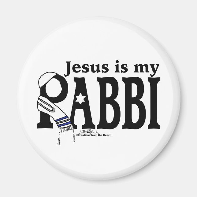 Jesus är min RABBI Magnet (Framsidan)