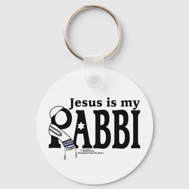 Jesus är min RABBI Nyckelring (Framsida)
