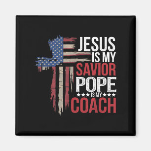 Jesus är min sajt-påve är min Religiösa. Magnet