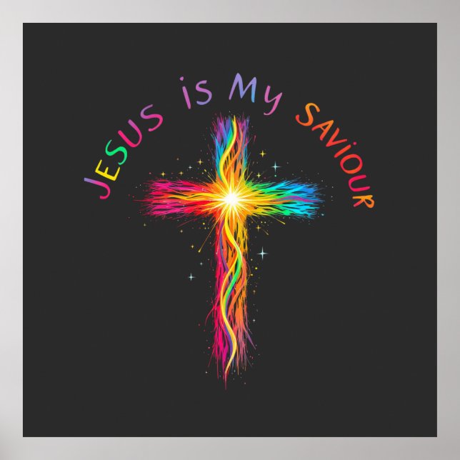 Jesus är min savior ett faithar påminnelse om Kärl Poster (Framsidan)