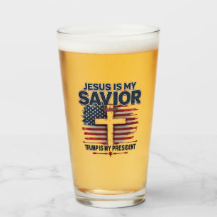 Jesus är min Savior Trump är Min president Glaskopp