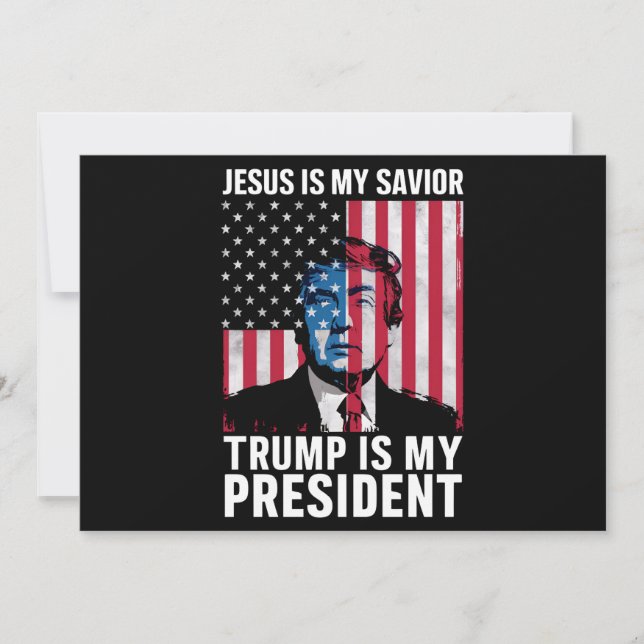 Jesus är min själ är min president 2024 inbjudningar (Framsida)