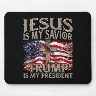 Jesus är min själ är min president 2024 musmatta