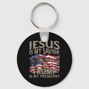 Jesus är min själ är min president 2024 nyckelring