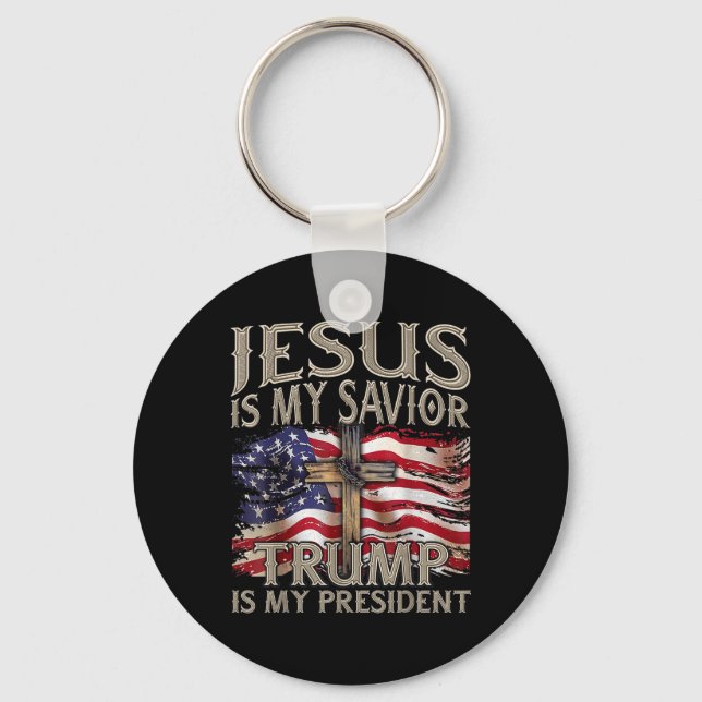 Jesus är min själ är min president 2024 nyckelring (Framsida)