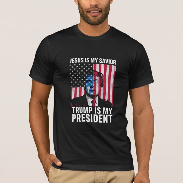 Jesus är min själ är min president 2024 t shirt (Framsida)