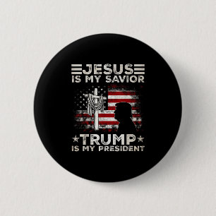 Jesus är min själ, är min president 2024 USA Knapp