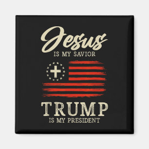 Jesus är min själ, är min president 2024 USA Magnet
