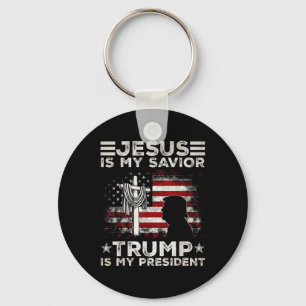 Jesus är min själ, är min president 2024 USA Nyckelring
