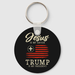 Jesus är min själ, är min president 2024 USA Nyckelring