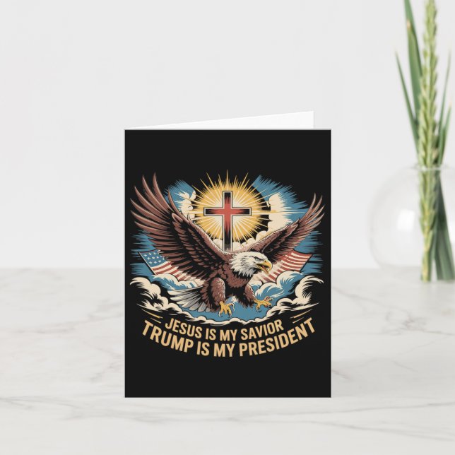 Jesus är min själ, är min president.. kort (Framsida)