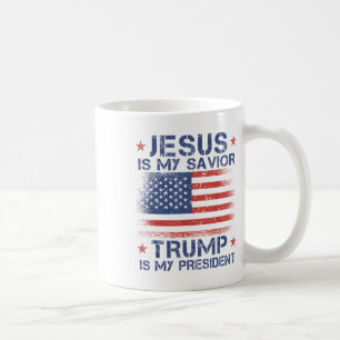 Jesus är min själ, är min president Retro oss? Kaffemugg