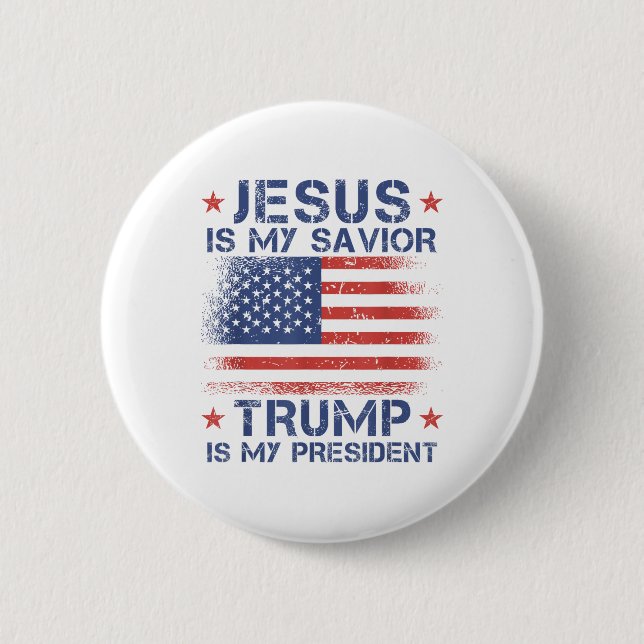 Jesus är min själ, är min president Retro oss? Knapp (Framsida)
