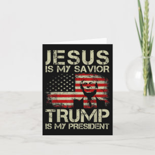 Jesus är min själ, är min president Trump 2 Kort