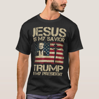 Jesus är min själ, är min president Trump? T Shirt