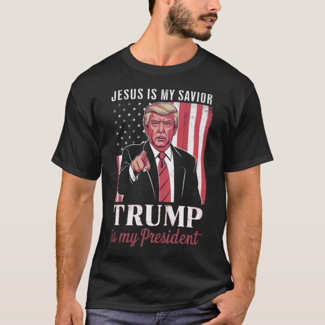 Jesus är min själ, är mitt presidentval? t shirt (Framsida)