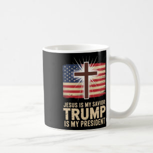 Jesus är min själ, min politiska president kaffemugg