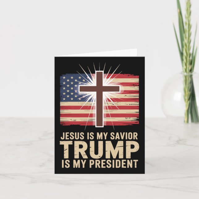 Jesus är min själ, min politiska president kort (Framsida)