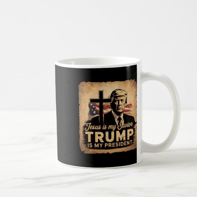 Jesus är min själ, min president är biblisk kaffemugg (Höger)