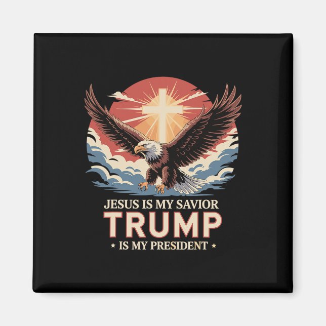 Jesus är min själ, min president är biblisk magnet (Framsidan)