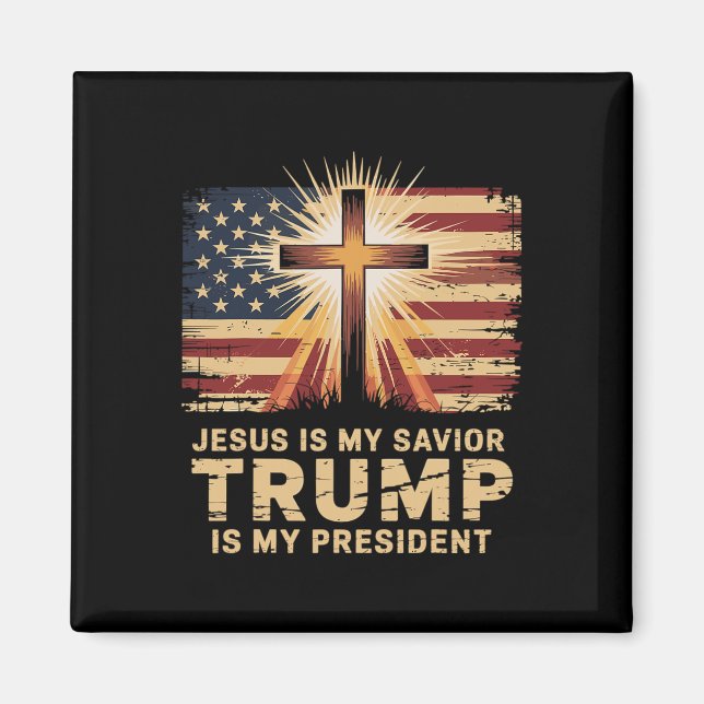 Jesus är min själ, min president är biblisk magnet (Framsidan)