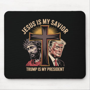 Jesus är min själ, min president är biblisk musmatta