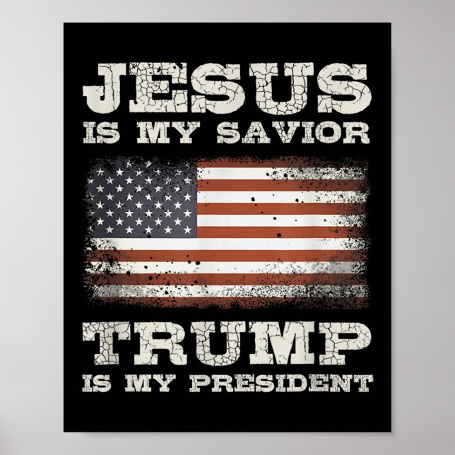 Jesus är min själ, Trump är min president Poster (Framsidan)
