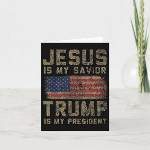 Jesus är min sjungande trump är min ordförande _1 kort