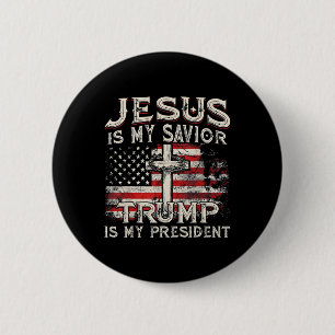 Jesus är min sjungande trump är min president Trum Knapp