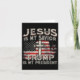 Jesus är min sjungande trump är min president Trum Kort