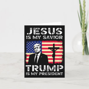 Jesus är min sjungande trump är min president Trum Kort