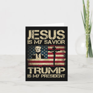 Jesus är min sjungande trump är min president Trum Kort
