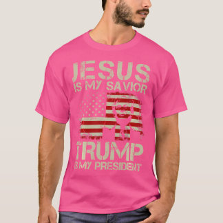 Jesus är min sjungande trump är min president Trum T Shirt