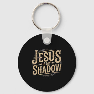 Jesus Är Min Skugga Rolig Religiös T-Shirt  Nyckelring