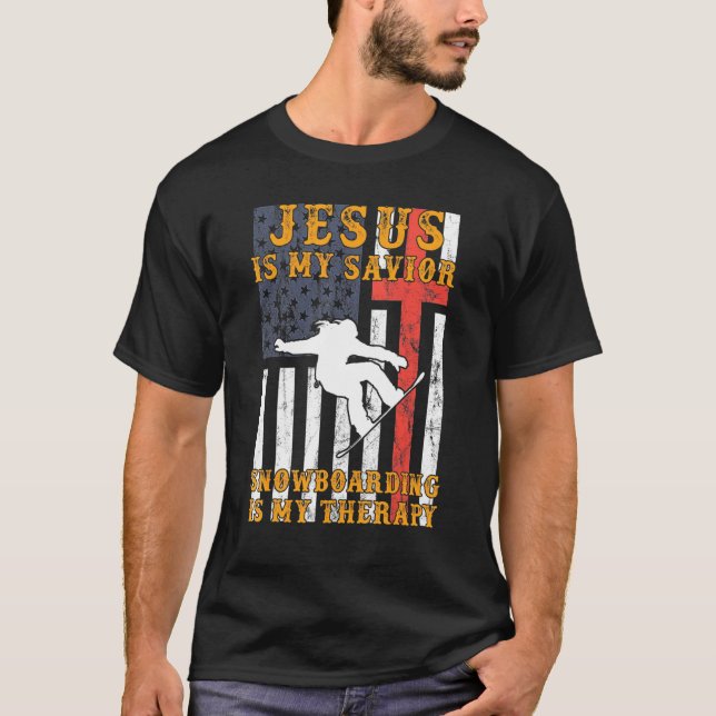 Jesus är min softabatter är min terapeutiska Huva T Shirt (Framsida)