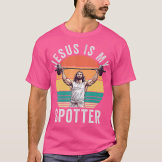 Jesus är min spadsunge Christian Weightlift T Shirt