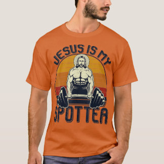 Jesus är min spadsunge Christian Weightlift T Shirt