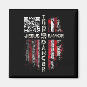 Jesus är min spastrumpa är min dansare Qr Trump Da Magnet