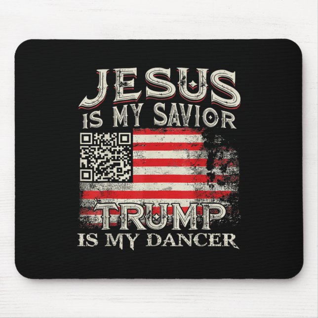 Jesus är min spastrumpa är min dansare Qr Trump Da Musmatta (Framsidan)