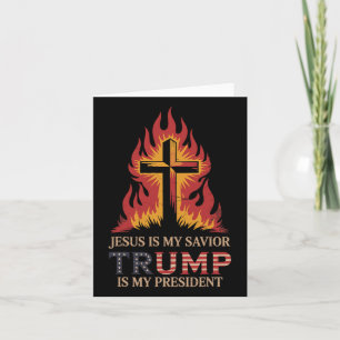 Jesus är min spastrumpa min president, biblisk con kort